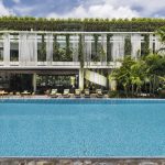 Facade-from-the-pool